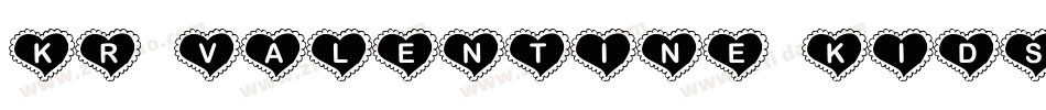 KR Valentine Kids 2006字体转换
